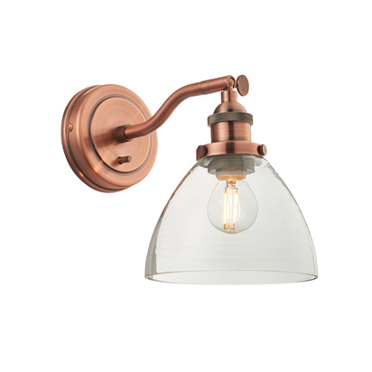 Palermo Wall Light Aged Copper