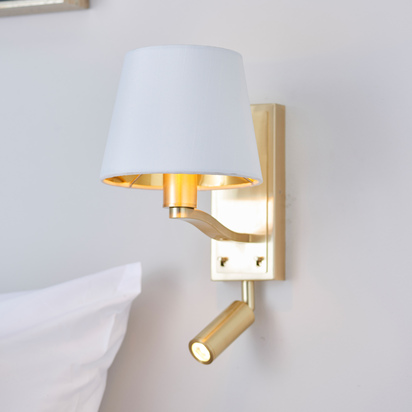 Marylebone Wall Light Brushed Gold