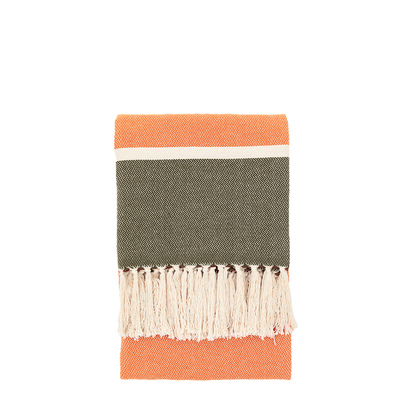 Aldercott Woven Throw Taupe