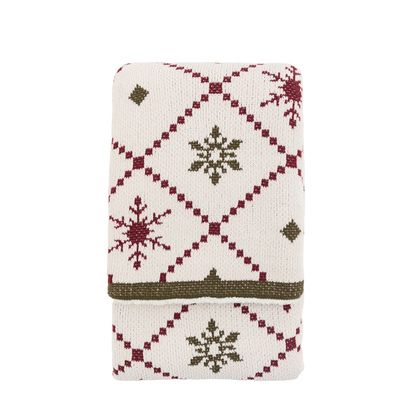Wetherby Fairisle Chenille Knit Throw