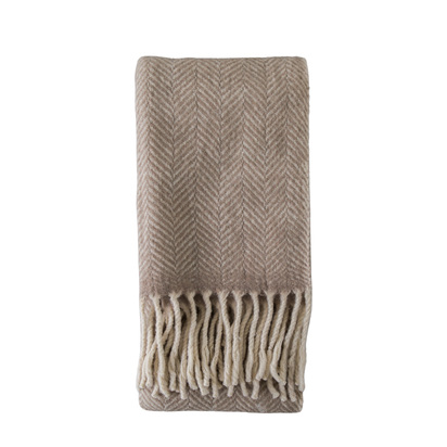 Maplewick Throw Taupe 1300x1700mm