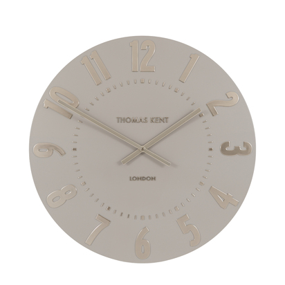 Arlo Wall Clock Silver Cloud 20in  - 20 Inch