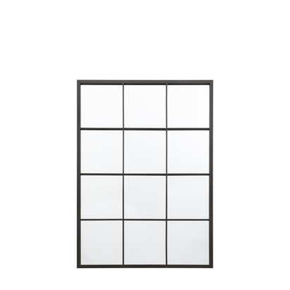 Pershore Mirror Black 1100x25x800mm  - Large