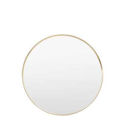 Cranley Round Mirror Gold 600x35x600mm  - Small