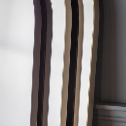 Cranwick Arch Mirror Black 500x30x1700mm