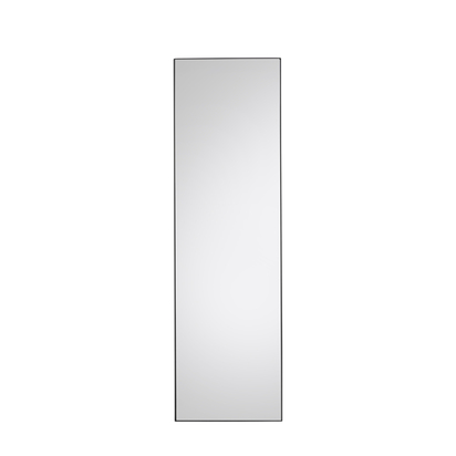Cranwick Leaner Mirror Black 500x1700mm  - Large