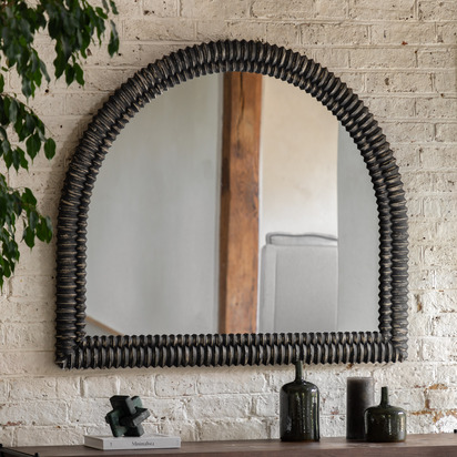 Hadcott Arch Overmantle Black Wash