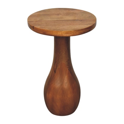 Curved Base Side Table