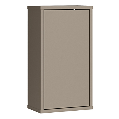 Pembroke Hanging Storage Cupboard with 1 Door Push-to-Open in Taupe