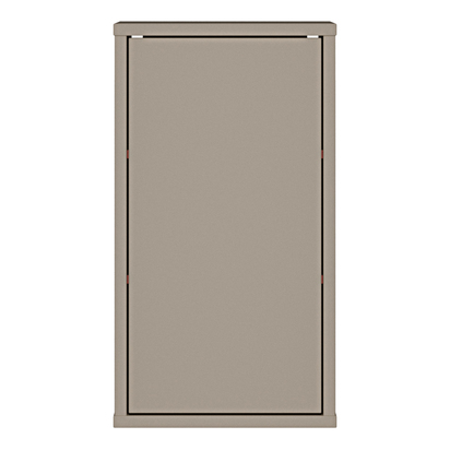 Pembroke Hanging Storage Cupboard with 1 Door Push-to-Open in Taupe