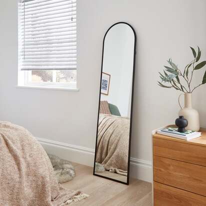 Arched Full Length Leaner Mirror
