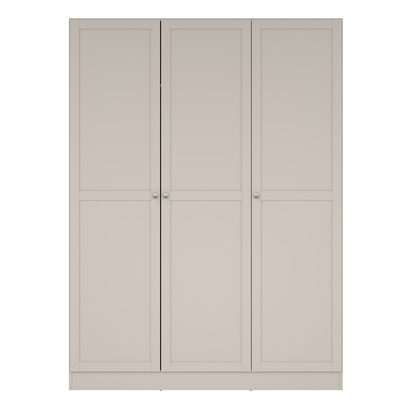 Langford Wardrobe with 3 Frame Doors in Cashmere