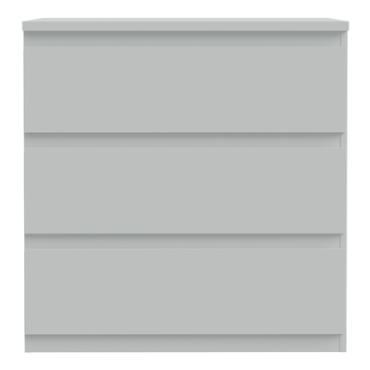 Hollis 3 Drawer Chest in Light Grey