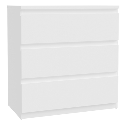 Hollis 3 Drawer Chest in White
