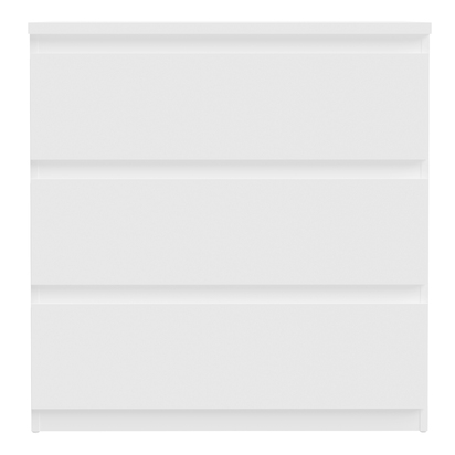 Hollis 3 Drawer Chest in White