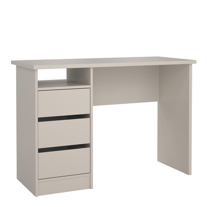 Tate Plus Desk 3 Drawers in Cashmere