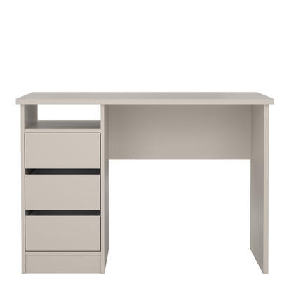 Tate Plus Desk 3 Drawers in Cashmere