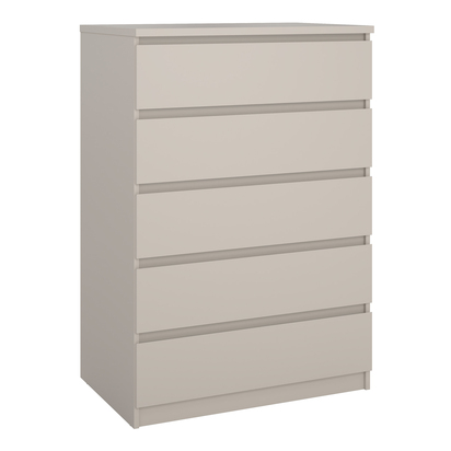 Avery 3 Chest of 5 Drawers in Cashmere