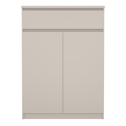 Avery 3 Shoe cabinet with 2 Doors 1 Drawer in Cashmere