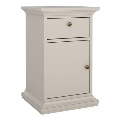 Sutton Nightstand 1 door 1 Drawer in Cashmere