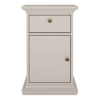 Sutton Nightstand 1 door 1 Drawer in Cashmere