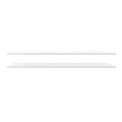 Henley 2 Shelves White