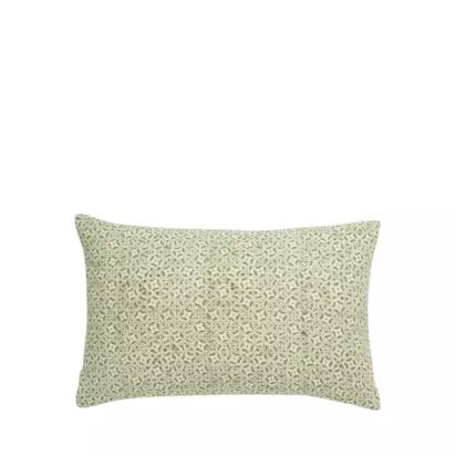 Neptune Frida Rectangular Cushion, Green Green | 35cm x 55cm