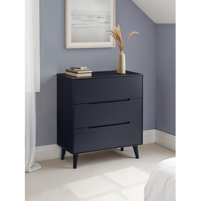 Alicia 3 Drawer Chest - Anthracite