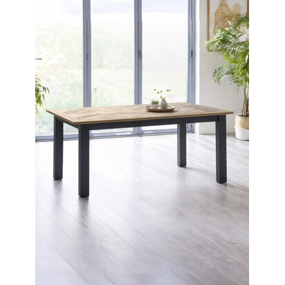 Bordeaux Extending Dining Table Dark Grey