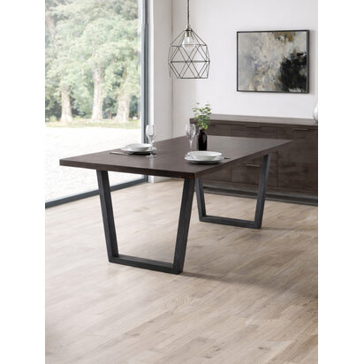 Brooklyn Dining Table - Dark Oak