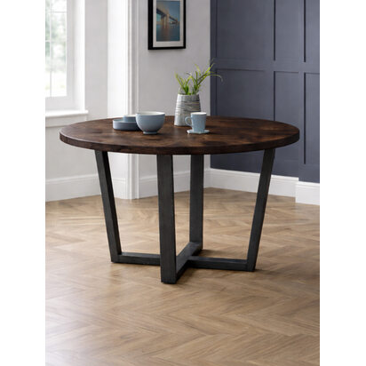 Brooklyn Round Table - Dark Oak