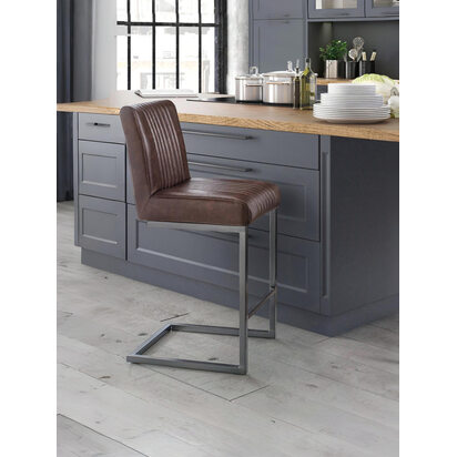 Set Of 2 Brooklyn Barstools - Brown