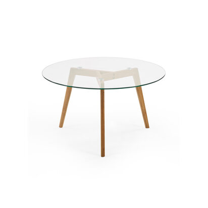 Bryant 80cm Round Glass Coffee Table