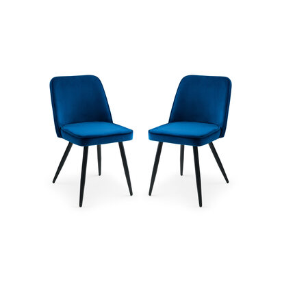 Set Of 2 Burgess Dining Chairs - Blue