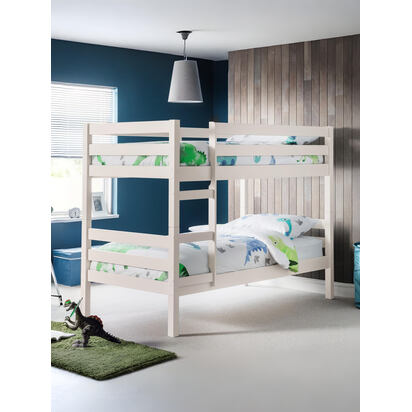 Camden 90cm Single White Bunk Bed