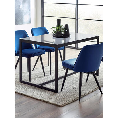 Chicago Dining Table Smoked Glass