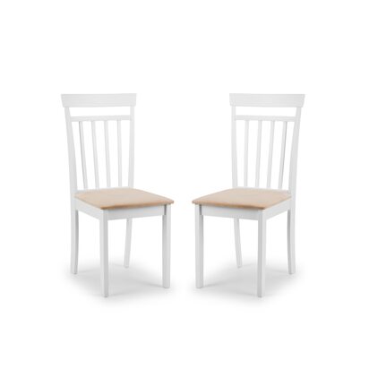 Set Of 2 Coast White Dining Chairs
