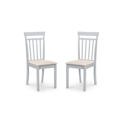 Set Of 2 Coast Grey Dining Chairs