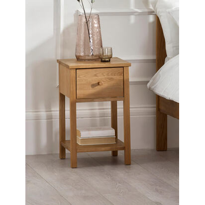 Coxmoor 1 Drawer - Oak