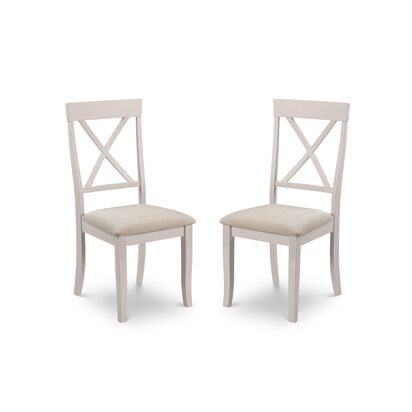 Set Of 2 Davenport Elephant Grey Dining Chairs