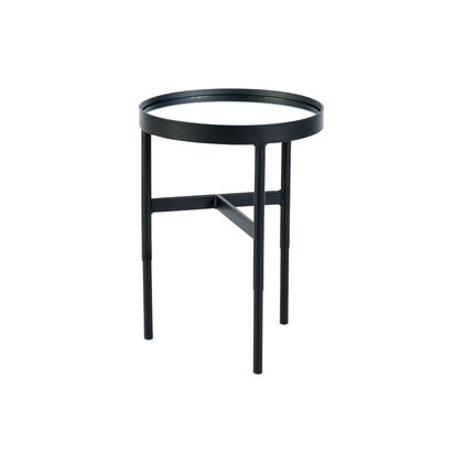 Franki Mirror Glass Lamp Table
