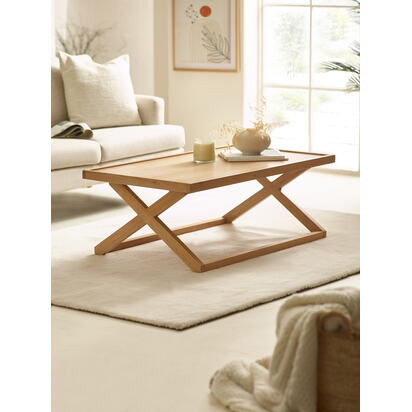 Haddon Natural Oak 110cm Coffee Table