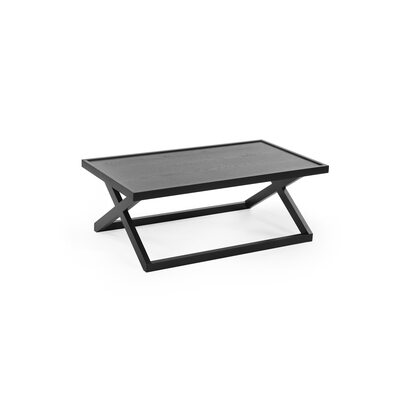 Haddon Black 110cm Coffee Table