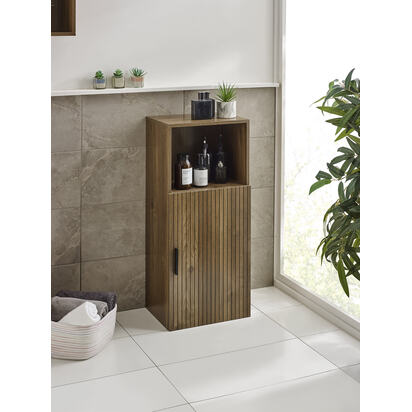 Hampshire Walnut Effect Bathroom Storage Cabinet