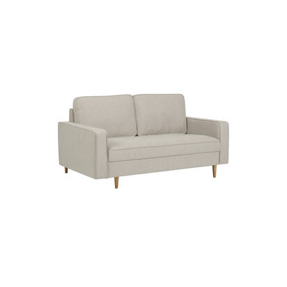 Henrietta Beige Chenille Upholstered 3 Seater Sofa