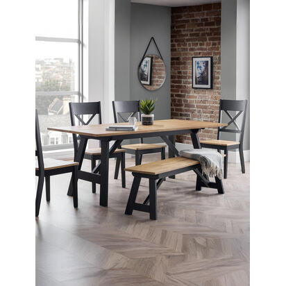 Hockley Table Black/Oak