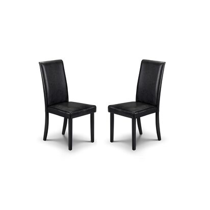 Set Of 2 Hudson Black Dining Chairs