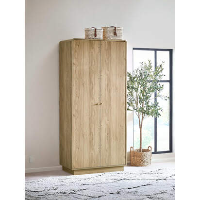 Ingrid 2 Door Wardrobe Oak