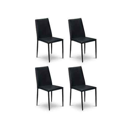 Set Of 4 Jazz Chairs Black