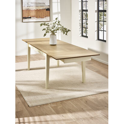 Larissa Natural Oak Effect 173â€“251cm Extending Dining Table